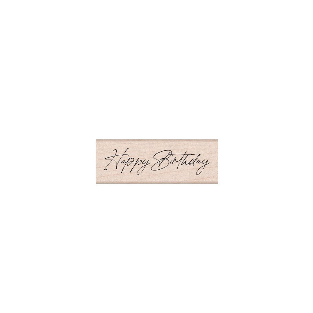 C6468 Cursive Happy Birthday - Hero Arts