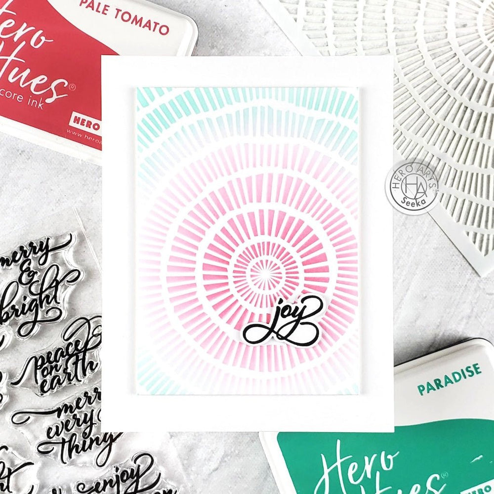 Holiday Greetings Stamp & Cut of the Month - October 2024