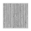 Pearl Strings Bold Prints Cling Stamp