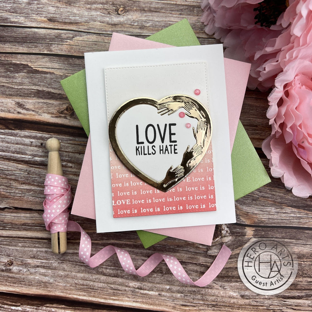 CG710 Love Is Love Bold Prints - Hero Arts