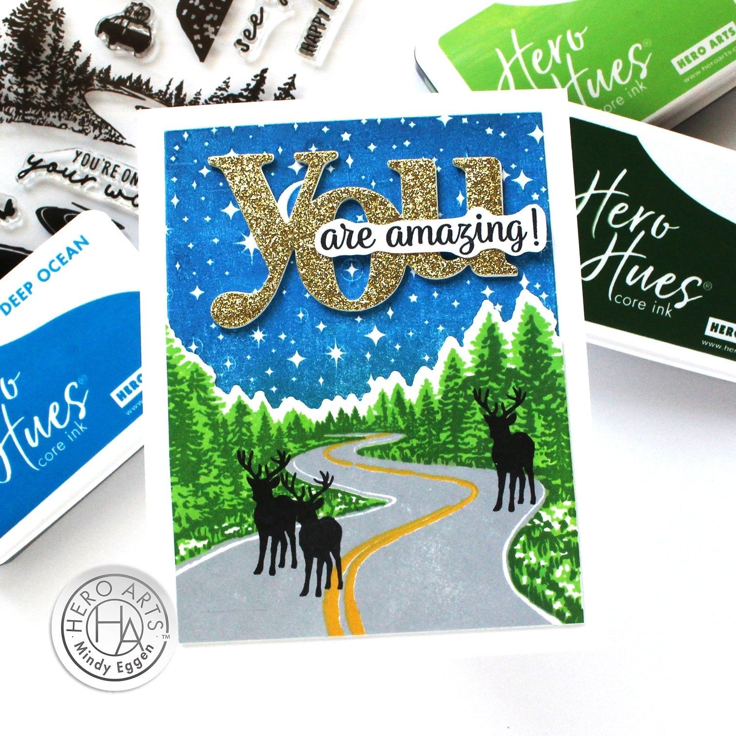 Star Light Star Bright Bold Prints Cling Stamp – Hero Arts