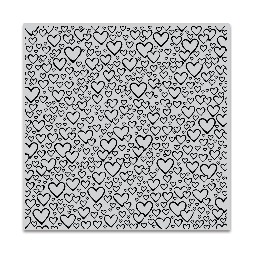 CG758 Bursting with Love Bold Prints - Hero Arts