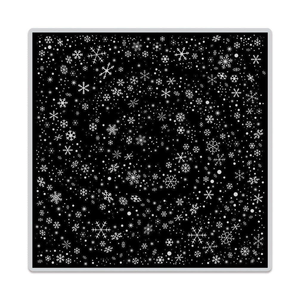 Snowflake Swirl Bold Prints Cling Stamp