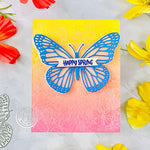 CG829 Butterfly Garden Background Cling - Hero Arts