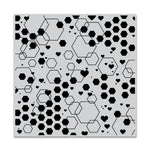 CG833 Abstract Honeycomb Bold Prints - Hero Arts