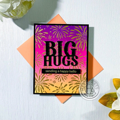 CG843 Fireworks Bold Prints - Hero Arts