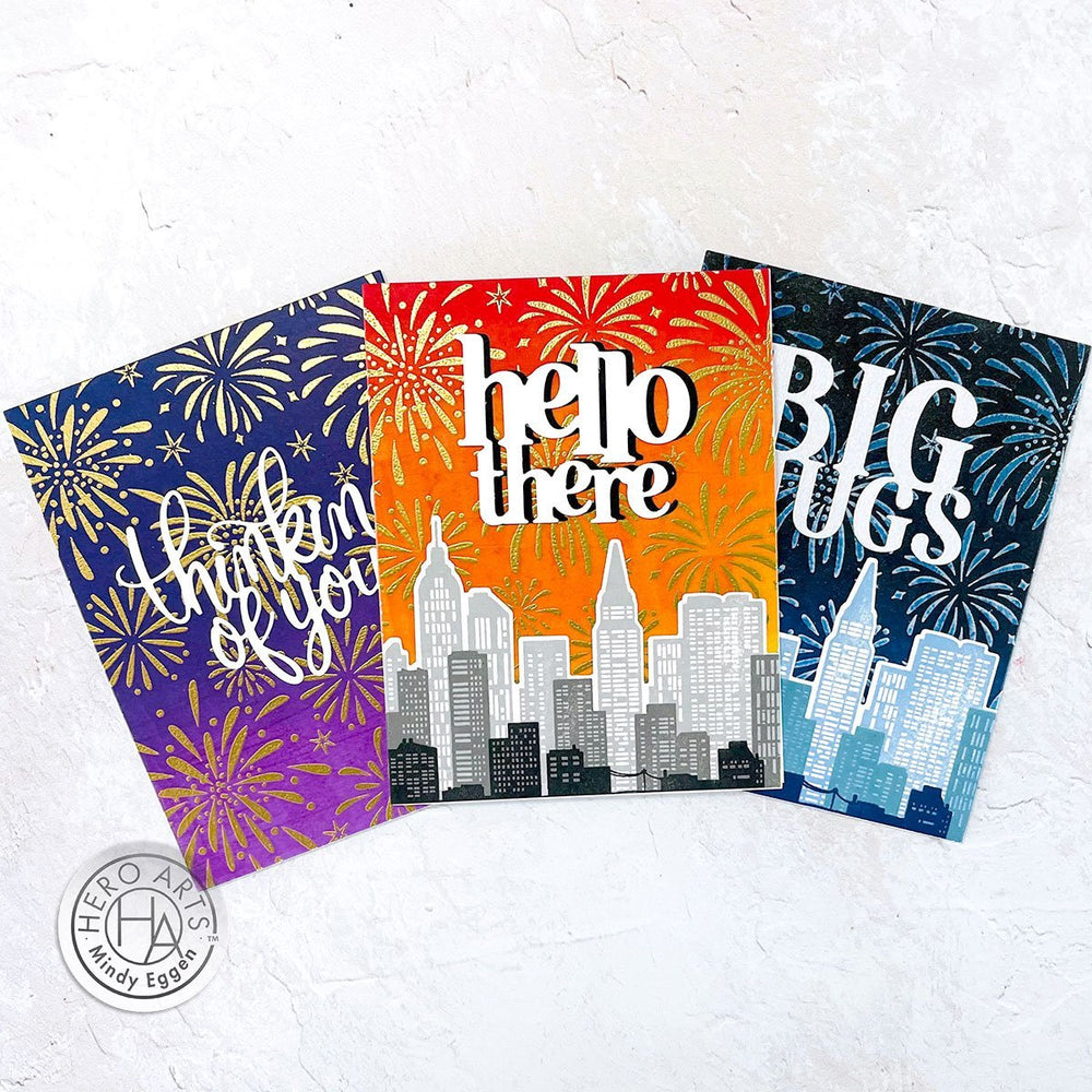 CG843 Fireworks Bold Prints - Hero Arts