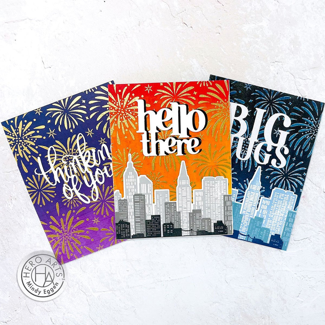 CG843 Fireworks Bold Prints - Hero Arts