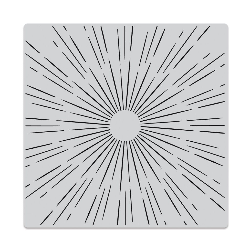 CG844 Sun Ray Bold Prints - Hero Arts