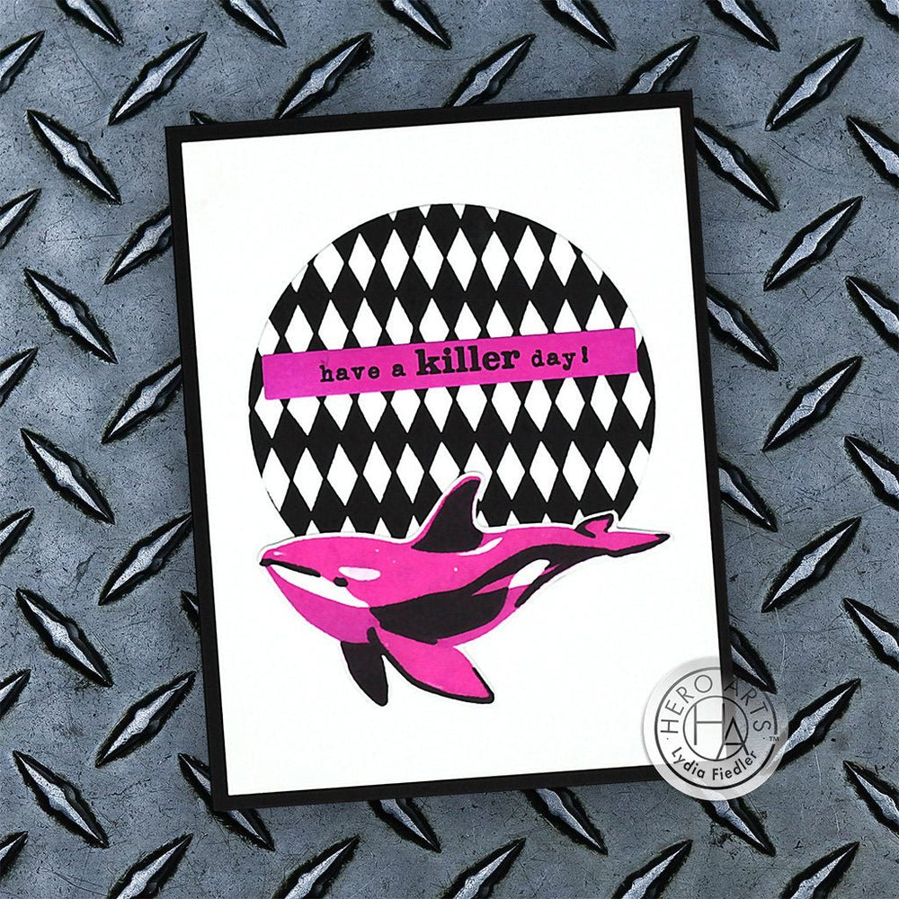 CG847 Slanted Checkerboard Bold Prints - Hero Arts