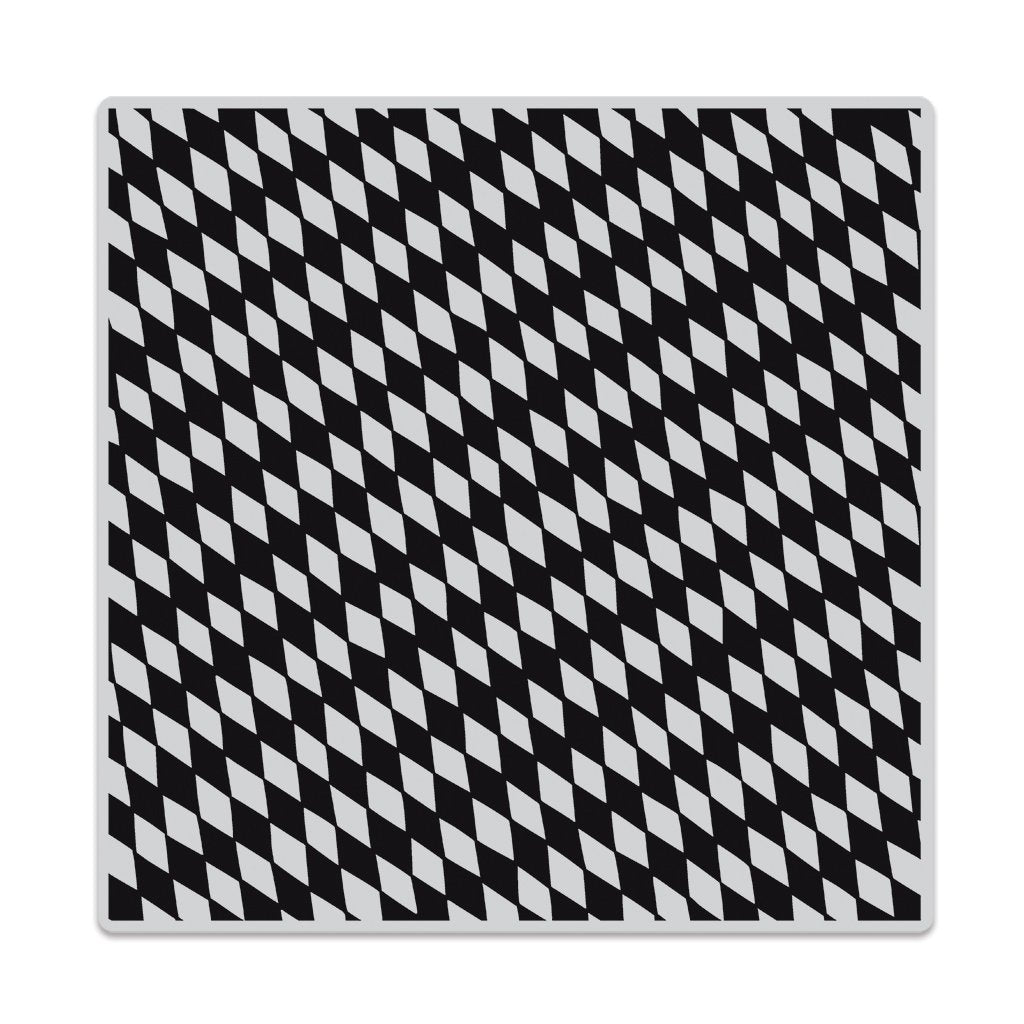 Slanted Checkerboard Bold Prints Cling Stamp – Hero Arts