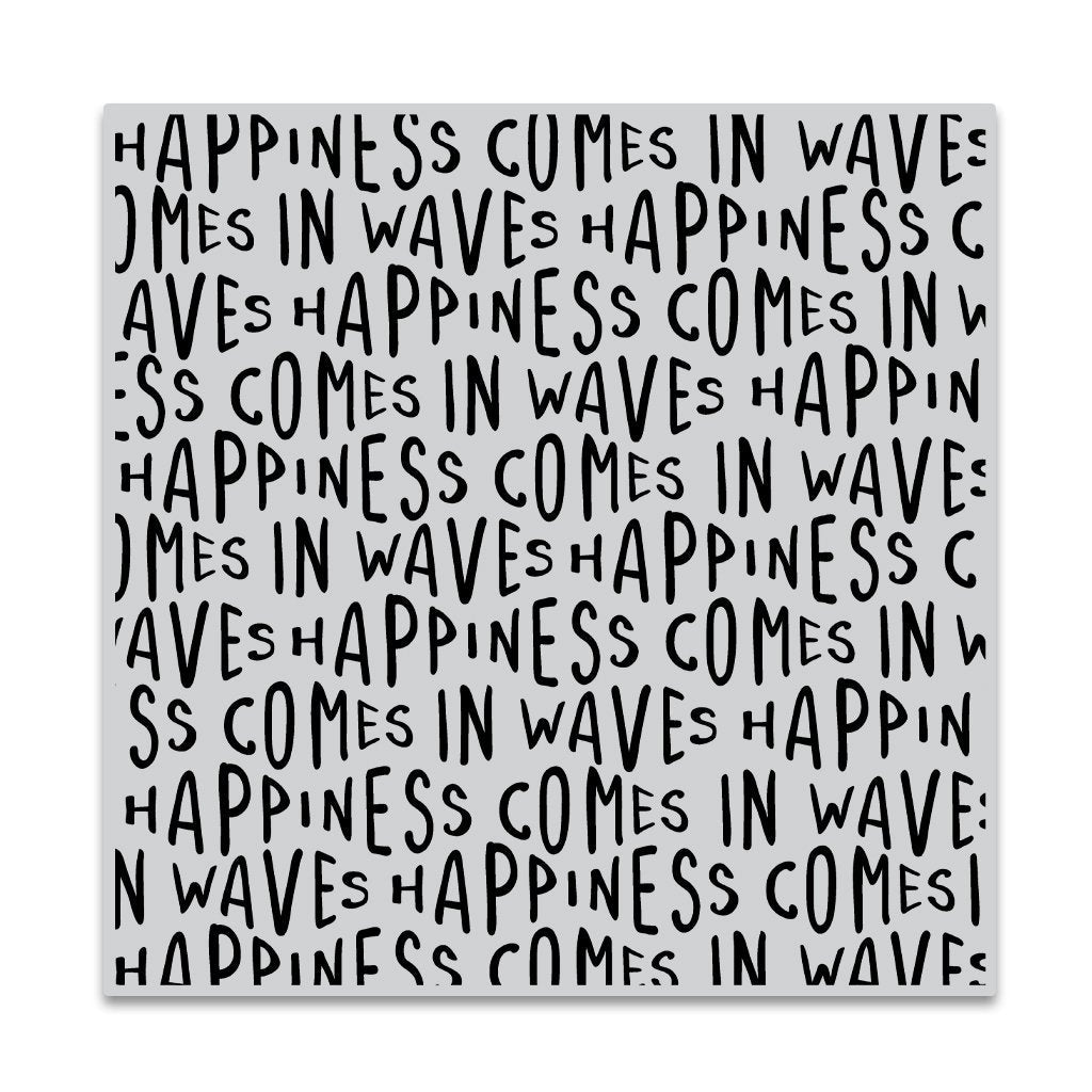 CG849 Happiness Waves Bold Prints - Hero Arts