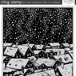 CG854 Snowy Rooftops Bold Prints - Hero Arts