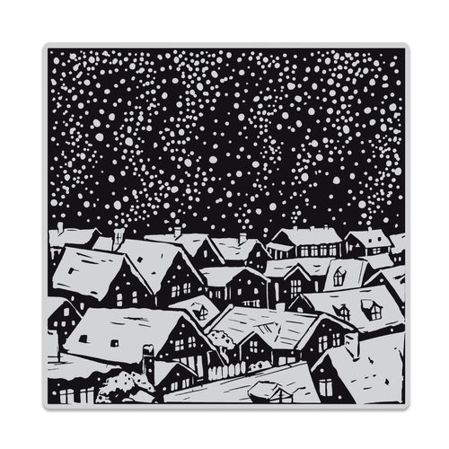 CG854 Snowy Rooftops Bold Prints - Hero Arts