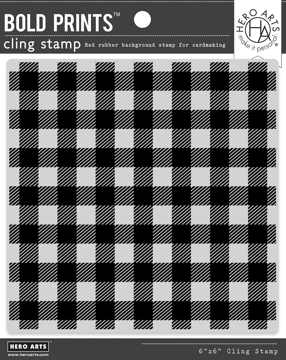 CG855 Buffalo Check Pattern Bold Prints - Hero Arts