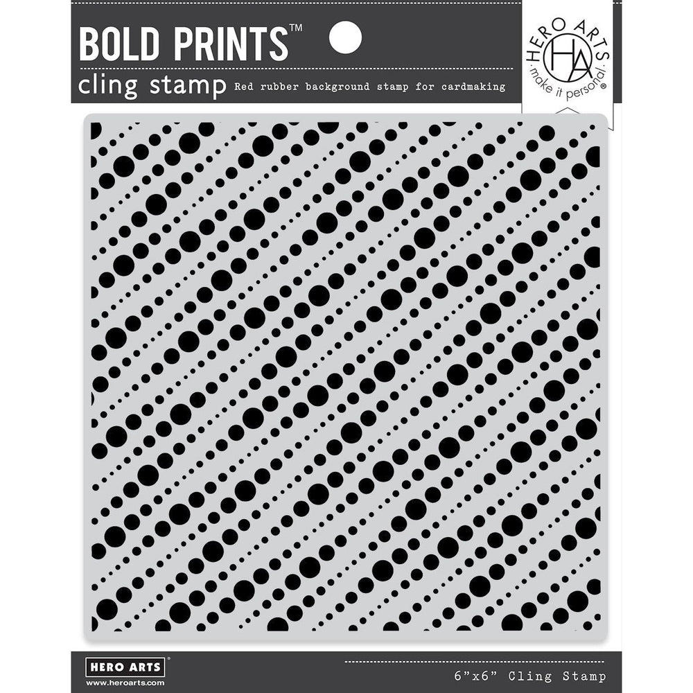 String Dots Bold Prints Cling Stamp