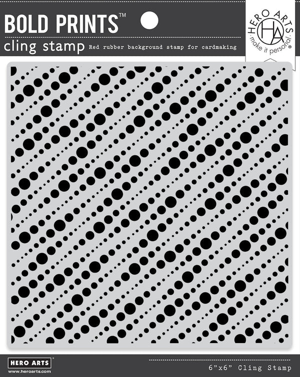 String Dots Bold Prints Cling Stamp