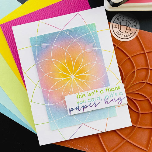 CG860 Floral Color Wheel Bold Prints - Hero Arts