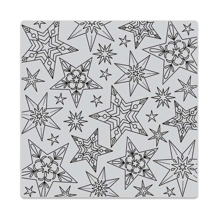 CG886 Star Pattern Bold Prints - Hero Arts