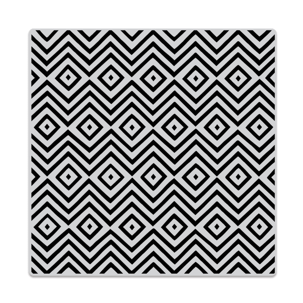 CG889 ZigZag Pattern Bold Prints - Hero Arts