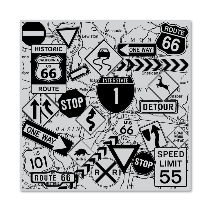 CG892 Road Signs Bold Prints - Hero Arts