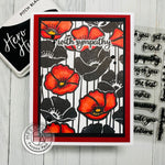 CG898 Poppy Field Bold Prints - Hero Arts