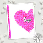 CG901 Heart - Shaped Daisies Bold Prints - Hero Arts