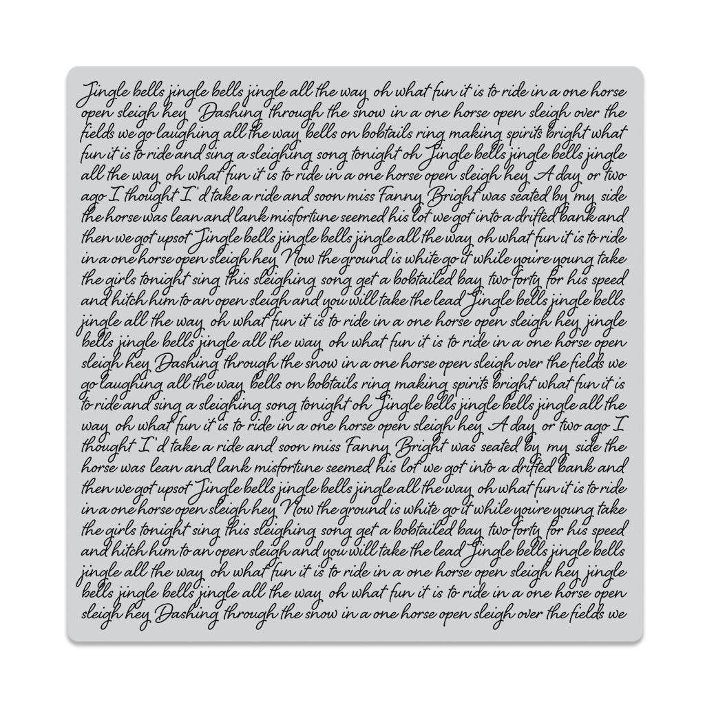 CG919 Jingle Bells Script Bold Prints - Hero Arts