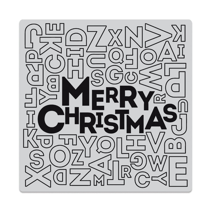 CG921 Merry Christmas Letter Bold Prints - Hero Arts