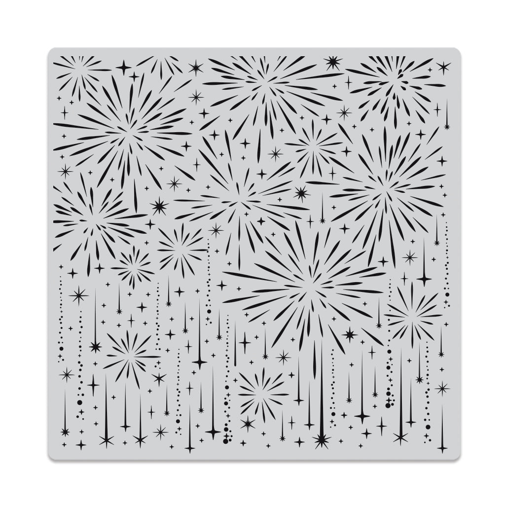 CG925 Sparkling Fireworks Bold Prints - Hero Arts