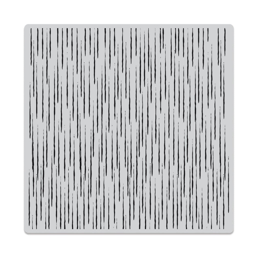 Rain Texture Bold Prints Cling Stamp