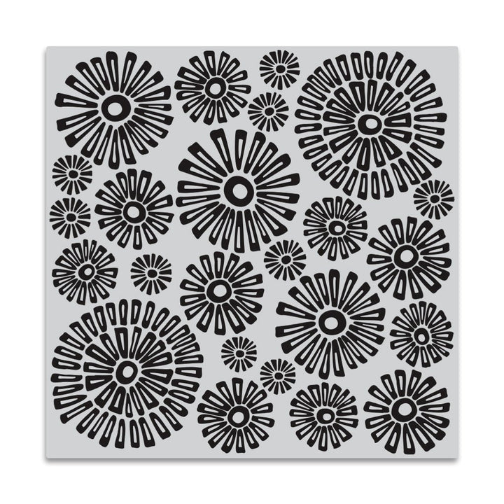 CG932 Sunburst Flowers Bold Prints - Hero Arts