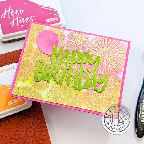 CG932 Sunburst Flowers Bold Prints - Hero Arts