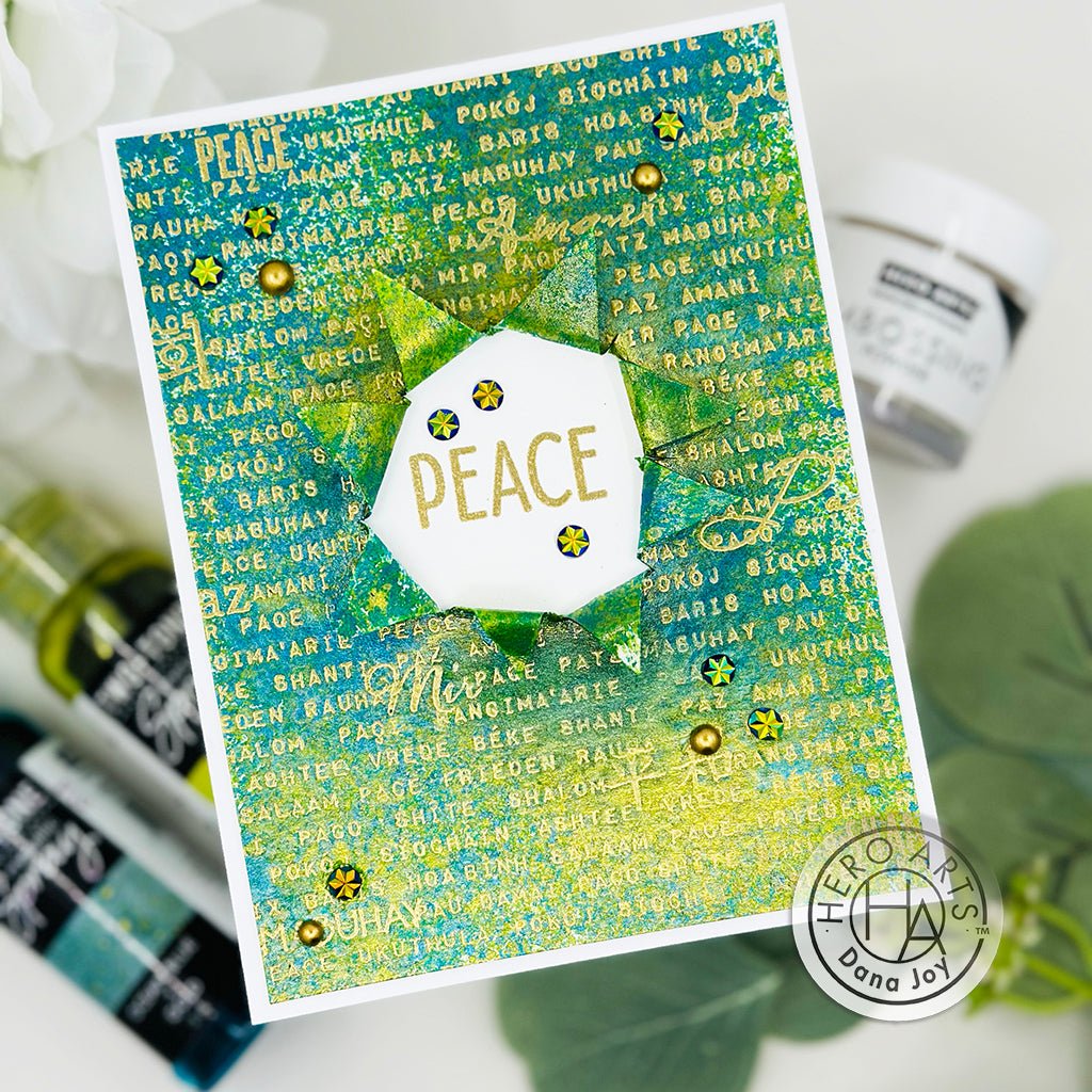 CG934 Words of Peace Bold Prints - Hero Arts