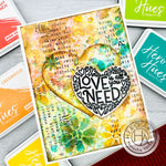 CG934 Words of Peace Bold Prints - Hero Arts