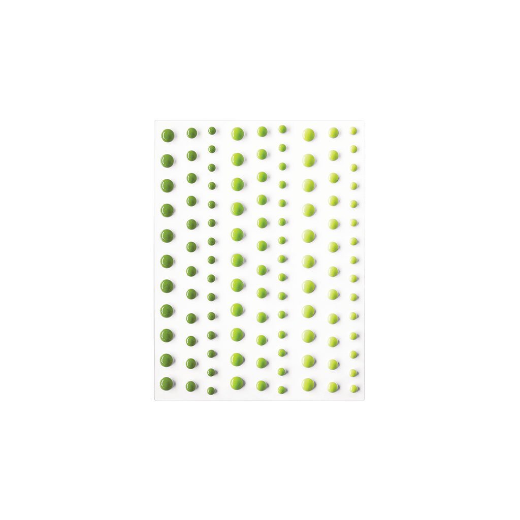 CH323 Greens Hero Hues Enamel Dots - Hero Arts