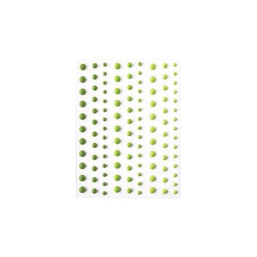 CH323 Greens Hero Hues Enamel Dots - Hero Arts