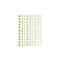 CH338 Translucent Greens Hero Hues Enamel Dots - Hero Arts