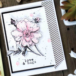 CM260 Hero Florals Rose Stem - Hero Arts