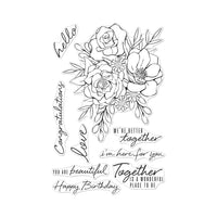 CM421 Togetherness Flower Bouquet - Hero Arts