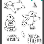 CM532 Warm Wishes Penguins - Hero Arts