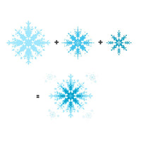 CM554 Color Layering Snowflake - Hero Arts