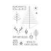 Graphic Lines Holiday Clear Stamp Set