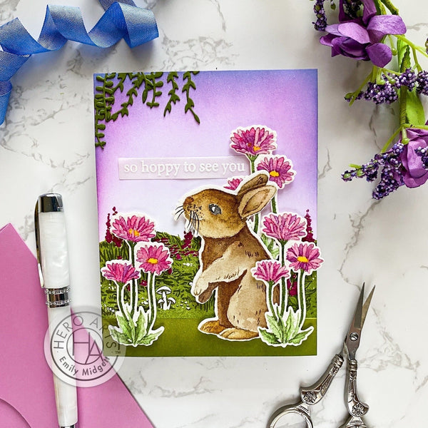 Color Layering Bunny Clear Stamp Set