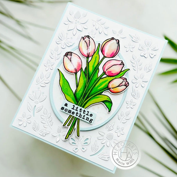 Tulip Bouquet Clear Stamp Set