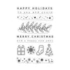 Holiday Borders and Icons Clear Stamp Set
