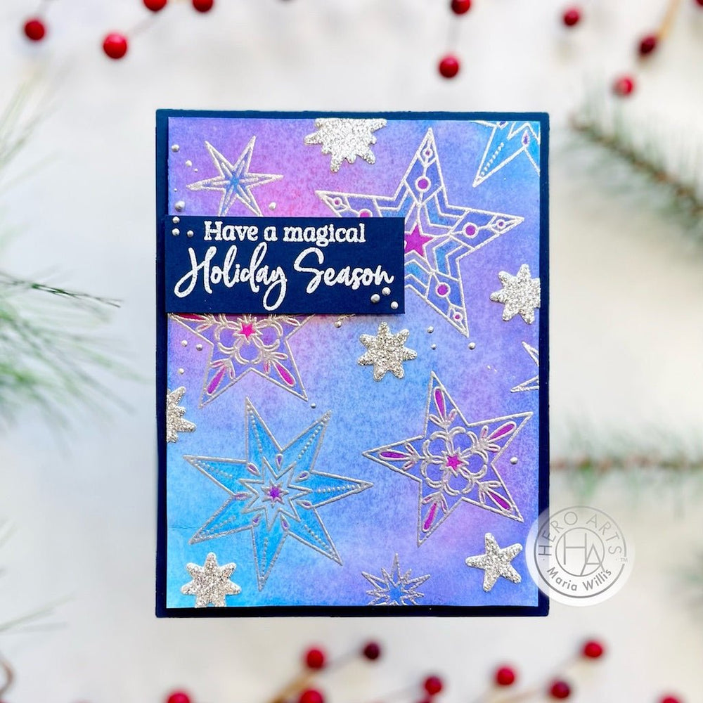 Holiday Sparkles Clear Stamp Set