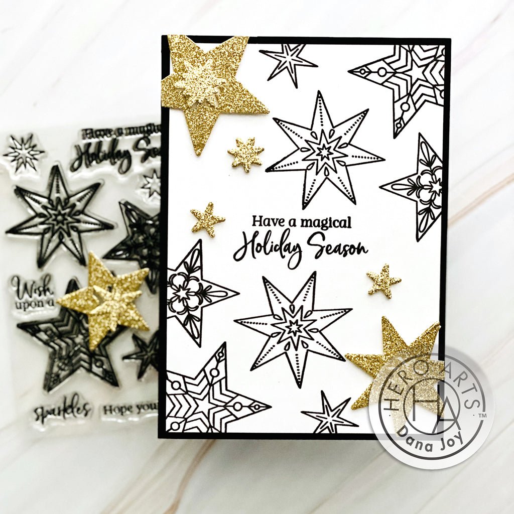 Holiday Sparkles Clear Stamp Set – Hero Arts