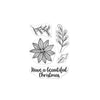 Poinsettia Arrangement Clear Stamp Set