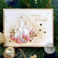 CM648 Holiday Candle Arrangement - Hero Arts